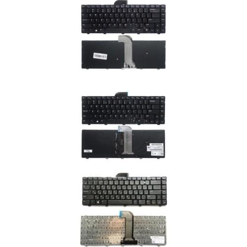 New US laptop US black Keyboard For Dell Inspiron 14 3421 3437 14R 5421 5437 M431R Latitude 3440 Vostro 2421 Free Shipping