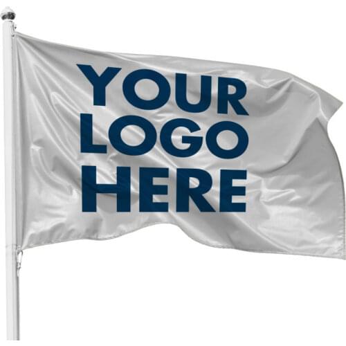 Wholesale High Quality Polyester 3 x 5ft Any Size Custom Printing 100% Bleed Double sided Flag Single Side Reverse flag