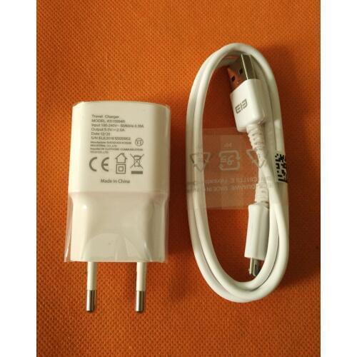 Original Travel Charger Plug Adapter+ USB Cable for Elephone S7 Mini MTK6737 Quad Core FHD Free Shipping