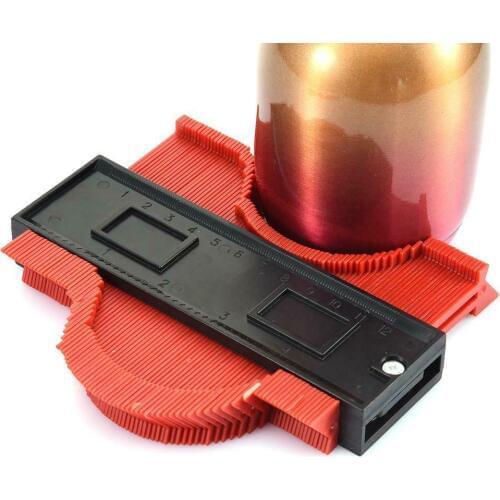120mm Plastic Contour Duplication Gauge Copy Irregular Shapes Protractors For Perfect Fit Easy Cutting Profile Carpenter Tools