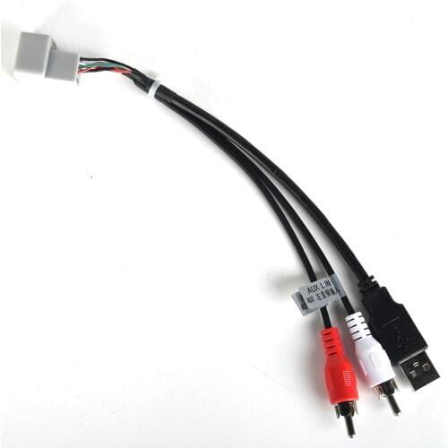 Dasaita PJAUX08 USB AUX Adapter Connector for Nissan Qashqai j10 j11 2008 - 2013 OEM Car Radio GPS Audio Keep Original USB