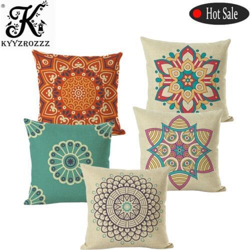 Bohemian Style Cushion Cover Miracille African National Stripe Decorative Pillows Set Passionate Printed Throw Pillow Case