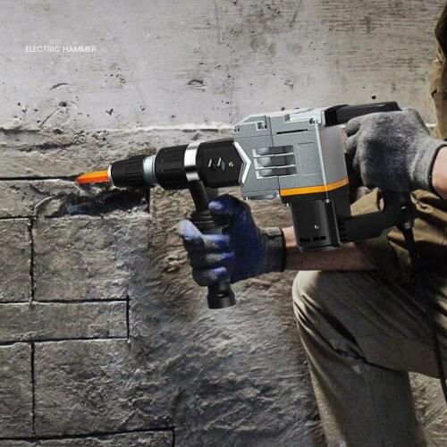 Light and high power Electric Hammer Professional electric pick Concrete slotting Wall removal Industrial grade Electric tool