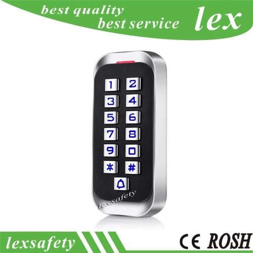 Wiegand Metal Waterproof Electric Outdoor 13.56MHz RFID Card Keypad Reader Standalone Access Controller Reader