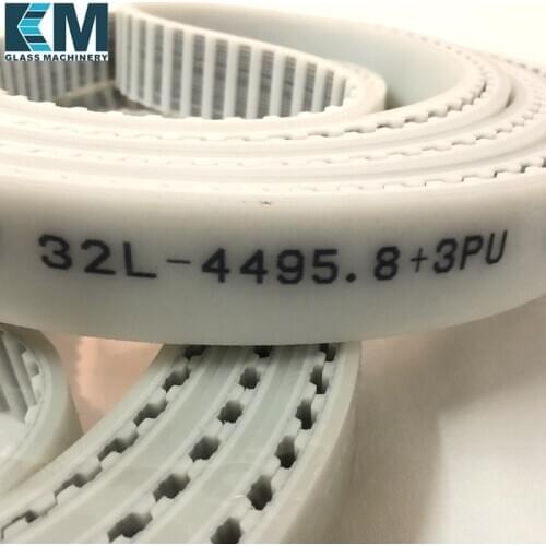 YinHong Glass edging machine Timing belt 32L-4495.8(472)+3PU ,conveyor belt. PU Timing