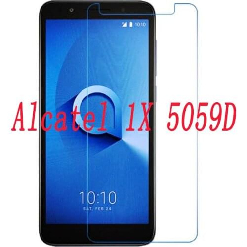 2PCS Tempered Glass 9H 2.5D Premium Screen Protector Film phone For Alcatel 1X 5059A 5059D 5059I 5059J 5059T 5059X 5.3"