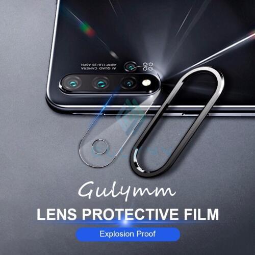 Camera Protector Glass For Huawei P20 Pro P30 Lite For Honor 20 Mate 30 15H Tempered Glass&Metal Rear Lens Protective Ring Case