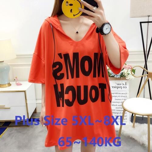 Summer t shirt Oversized Letter Print 5XL 6XL 7XL 8XL T Shirt Women Short Sleeve Loose Casual Female Summer Top Big Size Tshirt