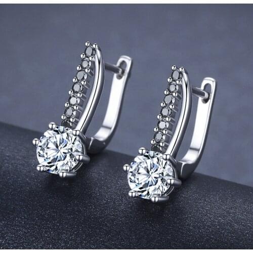 2021 New Zircon Bead Stud Earrings For Women Elegant Wedding Party Jewelry Accessories Pendientes Brincos eh597