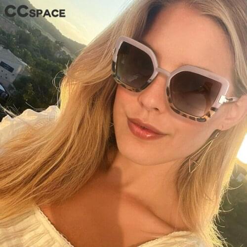 53236 Oversized Square Female Sunglasses Brand Designer Anti-Ultraviolet Women Retro Glasses