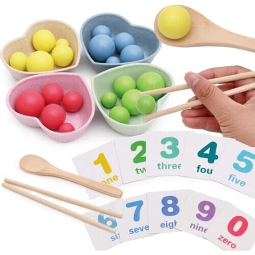 1Set Of Skill Learn Montessori Toys For Children Practice How To Use Chopsticks Baby Early Learning Basic Life Skills Toys
