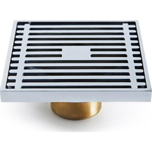 Ary thickening copper shower floor drain bathroom water anti-odor floor drain floor drain DR066