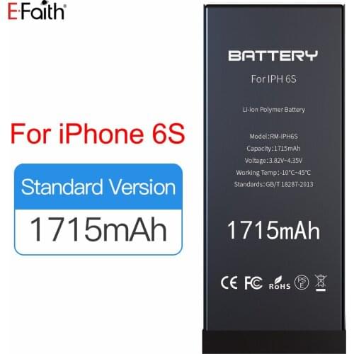 Аккумуляторы для телефонов Apple iPhone 6s E-FAITH China At AliExpress