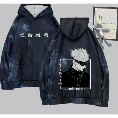 Jujutsu Kaisen Gojo Satoru Men Women Hoodies Harajuku Anime Clothing Sweatshirts