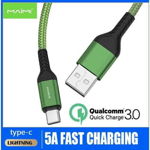 5A Type-c Micro USB Cable Fast Charging Data Cord Charger Adapter For Samsung S9 Xiaomi Huawei Android Phone Microusb Cable Wire