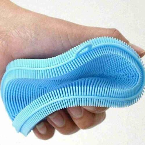 Dishwashing Cloth Multifunctional Silicone Dishwashing Brush Kitchen Brush Home Rag Dishwashing Novelty Cloth Lazy Sponge