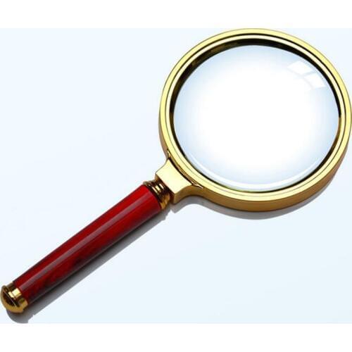 New 10x Foldable Handheld Magnifier Mini Pocket Microscope Reading Magnifying Glass Lens Jewelry Loupe