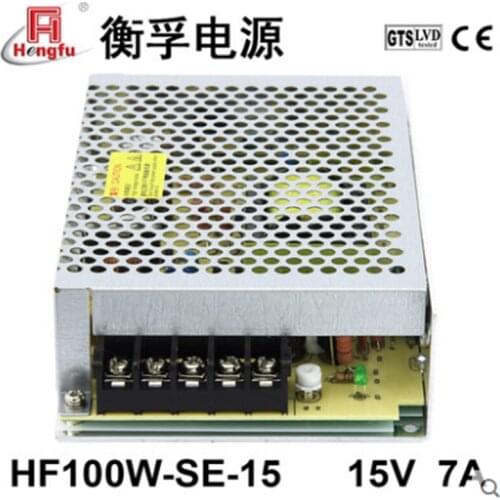 New Hengfu HF100W-SE-15 Charger DC15V 7A Singe Channel Output Switching Power Supply