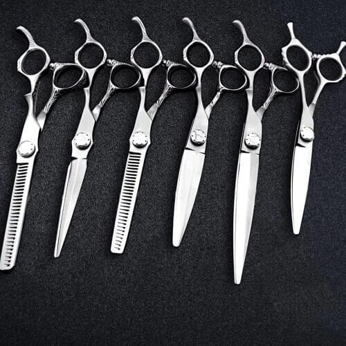 VG-10 Damascus Hair Scissors Professional High Quality 6 Inch Hairdressing Laser Razor Blade Cutting Thinning Barber Shears