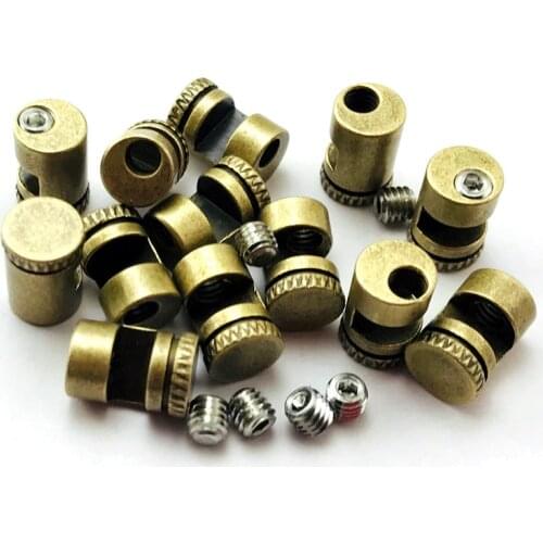 Retro Brass Buck Push knife Button For Buck 110 Folding Pocket Knife Thumb Stud+Allen Wrench Нож Гаечный ключ