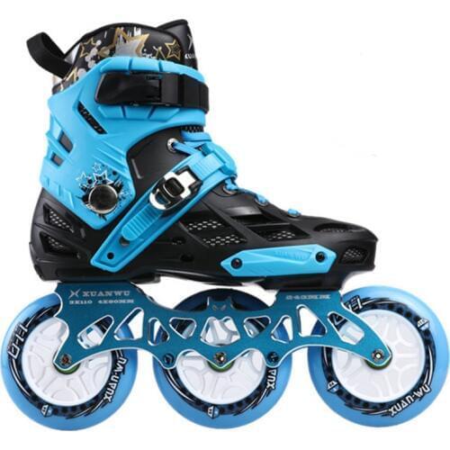 3 Wheel / 4 Wheels Inline Skates Xuanwu Roller Slalom Skate Convert to Inline Speed Skates Frame Base for SEBA Powerslide User