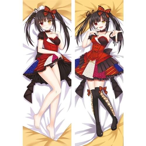 Tokisaki Kurumi Hugging Body Pillow Case Anime DATE A LIVE Dakimakura Otaku Waifu Pillowcase Custom Cosplay Cover Cushion