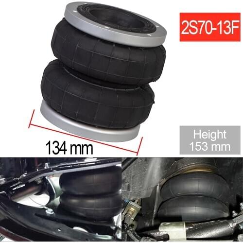 2S70-13F Universal Air Bags Air Suspension Kit Bag Pneumatic Bag Shock Absorber With Open Flange