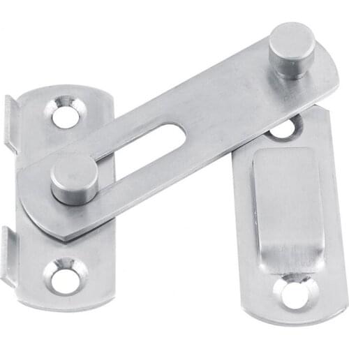 Stainless Steel Hasp Latch Lock Sliding Door Lock For Casement Cabinet Fitting Anti-corrosion Durable Door Hardware Door Locks