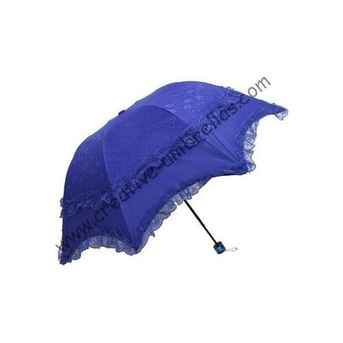 Princess umbrellas,100%sunscreen,UPF>50+,ladies'parasol,8k ribs,black silver coating,pocket parasol,UV protecting,arched lacing