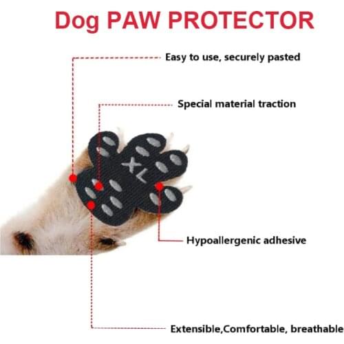 1/2Pairs Dog Paw Protector Anti-slip Traction Pads Pet Foot Care Tool Waterproof Disposable Dog Foot Patch Self Adhesive
