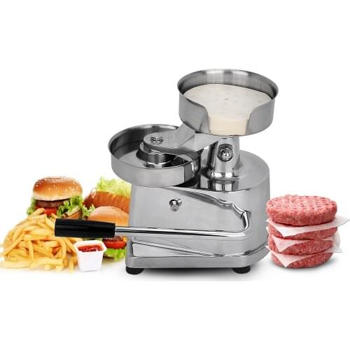 100mm-130mm Manual Hamburger Press Burger Forming Machine Round Meat Shaping Patty Makers Aluminum Machine