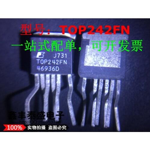 100% New Original In Stock TOP242FN TOP242 POWER TO-262-6