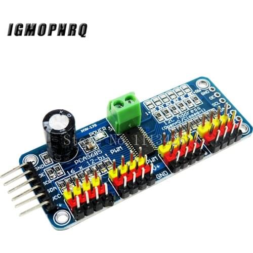16 Channel 12-bit PWM/Servo Driver-I2C interface PCA9685 module Raspberry pi shield module servo shield