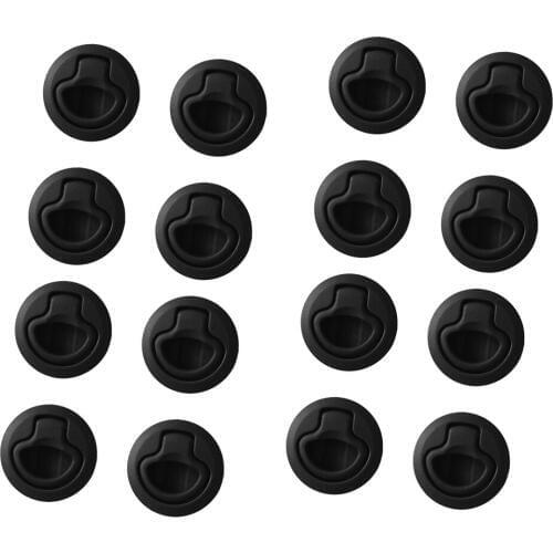 16Pcs Slam Latch Hatch Round Pull Latch 1/2 '' Door For RV Marine Boat 2 12mm