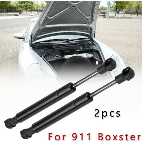 2pcs Stainless Steel Car Front Hood Lift Struts Support Shock Gas Cylinder For Porsche 911 1999-2005 Boxster Accessories