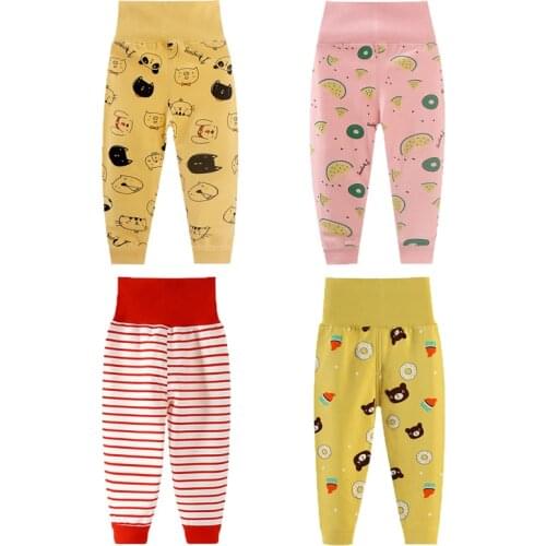2021 Spring Summer Baby Pants Long Trousers Baby Girls Boys Leggings Newborn Cotton Clothes Baby Clothing Infant Kids PP Pants