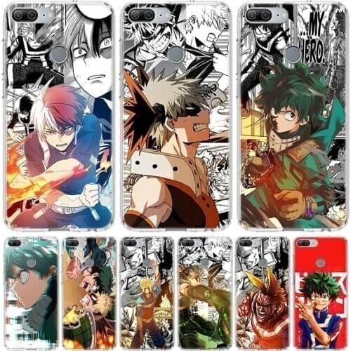 My Hero Academia Deku Phone Case for Huawei Honor 10 9 Lite Y9 Y5 Y6 Y7 2019 8X 8A 8S 7A 7X 10i 20i Pro V30 Art Coque Capa