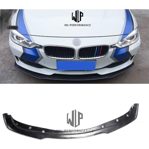 E90 3 Series A Style Fashion High Quality Carbon Fiber Auto Car Front lip Aprons Splittter for BMWE90 3 Series Car Body Kit