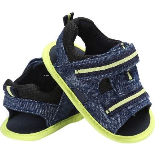 Summer Casual Style Kids Infant Toddler Baby BoysSandals Canvas Shoes Newborn Soft Shoes For 0-18M Ins