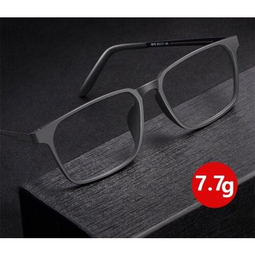 New Square Pure Titanium Ultra-Light Comfortable Men Eyeglasses Frame Myopia Reading Optical Prescription Large Frame Glasses