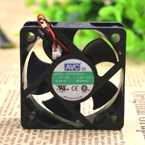 New Original 5CM 5020 24V 0.30A DS05020S24U two-wire inverter cooling fan