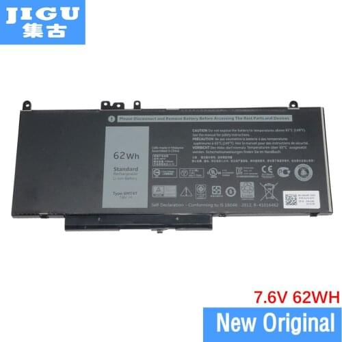 JIGU Original 6MT4T Laptop Battery For Dell Latitude M3510 TXF9M 79VRK 07V69Y 7V69Y 7.6V 62WH E5470 E5570 Notebook 15.6"