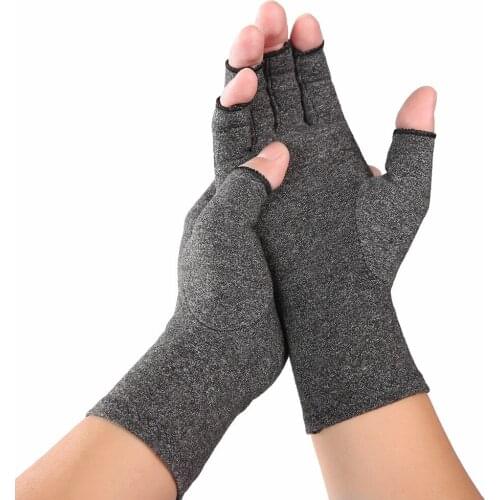 Physiotherapy Men Women Therapy Compression Gloves Hand Arthritis Joint Pain Relief Health Care Half Finger Arthritis Gloves