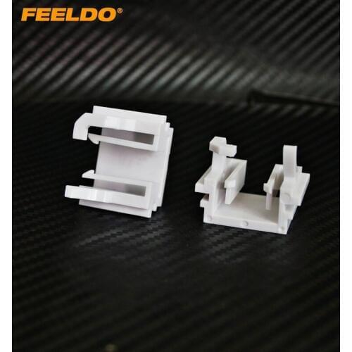 FEELDO 2Pcs Car Bulbs Socket Conversion Adapter For Ford Focus 2008-2011 H1 Xenon Hi-Beam Installation