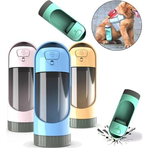 Portable Pet Dog Water Bottle 300ml Drinking Bowl for Small Medium Large Dogs Feeding Water Dispenser Cat Dogs Outdoor Bottles