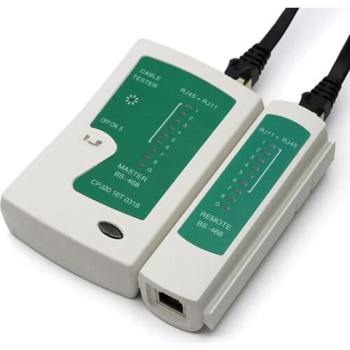 YPAY Network tester tool wire RJ11 rj12 RJ45 8p 6p line telephone rg45 ethernet cable main remote serial test rg rj 45 cat6 cat5