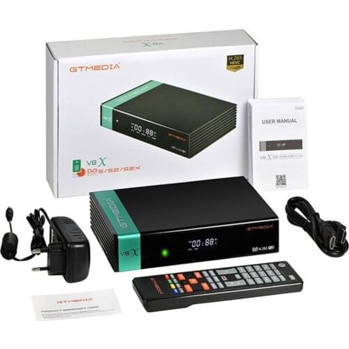 V8X FTA Free To Air Satellite Receiver 770MHz Dual Core DVB With USB Wifi Digital Satellite Receiver Terrestrial Decoder TV Box