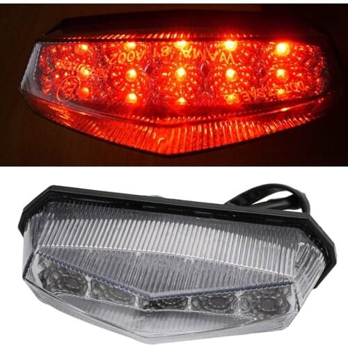 Universal Motorcycle ATV Red Indicator 10 LED Brake Stop Running Rear Tail Light 40GF