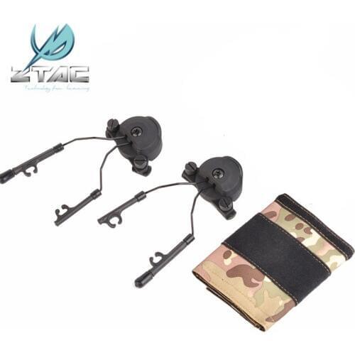 Z Tactical Softair EX Bump Helmet Rail Adapter Military Comtac I / II Headset Holder Ztac Airsoft Headphone Accessories Z149