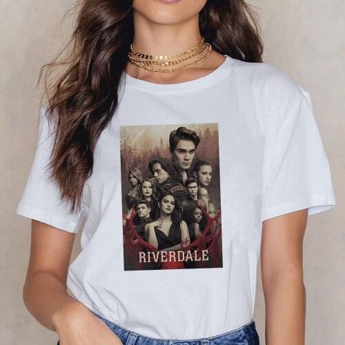 Riverdale Womans T-shirt Soothing Aesthetic Graphic T-shirt Simplicity Creative Suspense Printed Style Clothes Summer Top